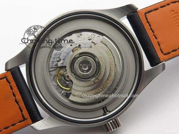 MIROTIME 0825 Fashionable Mark XVIII IW327002 V6F Best Edition White Dial On Black Leather Strap A 7312
